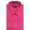 Fuchsia Long Sleeve Polo Shirt – Bold Dress Shirt for Men & Women, Premium Cotton Blend, Convertible Cuffs, Vibrant Solid Color